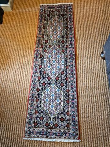 Small Fine Quality Persian Runner at Sturmans Antiques rugs for sale