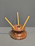 Antique Victorian Serpentine Ink Well at Sturmans Antiques desktop items for sale